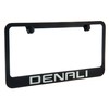 GMC Denali Black License Plate Frame.