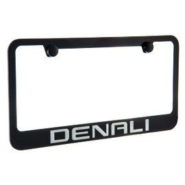 GMC Denali Black License Plate Frame.
