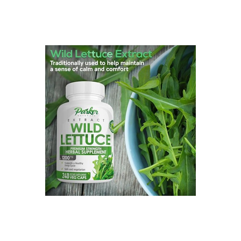 Parker Naturals Extracto Lechuga Silvestre Suplemento
