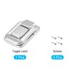 METALLIXITY Toggle Catch Lock (48mm x 32mm), Iron Hasp Latches