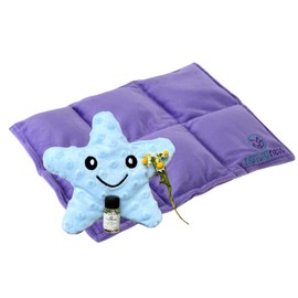 Compresa Caliente para Cólicos Estomacales Bébe y Mamá + Aceite de Masaje 5ml (gratis) (Dúo Mamá y Bebé Azul)