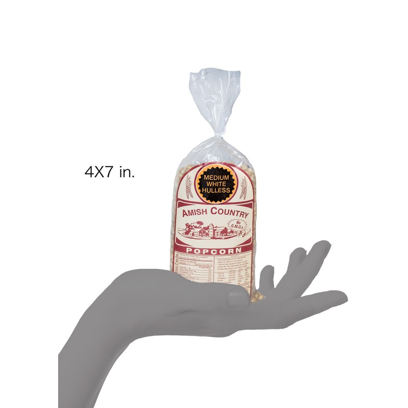 Amish Country Popcorn | 1 lbs Bag | Medium White