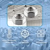 TOOINKCV Pack of 55 Hex Nuts M10 Hex Nuts Assortment,