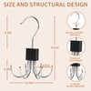 2PCS Belt Hanger for Closet, 12-Hooks Belt Organizer for Max