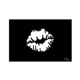 Pochoir pour le Corps format 3'' X 4'' #258 Lèvres