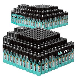 POWER FLASH Alkaline AAA186 AA192 Batteries 1.5V Batteries
