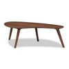 Baxton Studio Scarlette Mid-Century Modern Walnut Finished Coffee Table