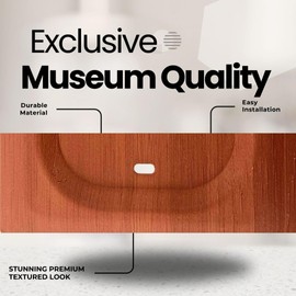 Rosewood Square Wall Plate for Ecobee Smart Thermostat Enhanced and Premium Cover Trim Backplate