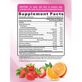 Nature's Truth Prenatal Multivitamin Gummies | with DHA & Folic Acid | 60 Count | Fruit Flavor | Non-GMO & Gluten Free Supplement