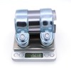 PWGHWG Exhaust Clamp 55 mm Double Clamp Exhaust Pipe Connector