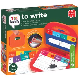 I Learn to Write – Learning & Writing Games for Kids - Improves Dexterity, Hand Eye Coordination, Vocabulary Skills & Fine Motor Skills - 94 Exercises, 5 Levels & Carry Case - Age 4 Years Plus - Jumbo
