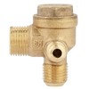3-Way Brass Air Compressor Check Valve 20 x 14 x