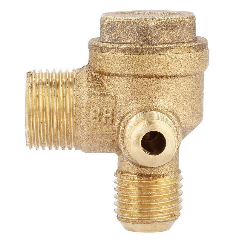 3-Way Brass Air Compressor Check Valve 20 x 14 x