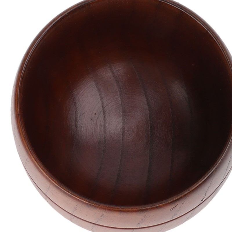 Wooden Beer Mug with Handle 300ml Prevent Scald Carved Drinkware