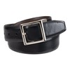 Dockers - Cinturón reversible a café para niños grandes, Brown/Black