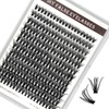 Moyutt Individual Cluster DIY Eyelash Extensions 240pcs D Curl LASH