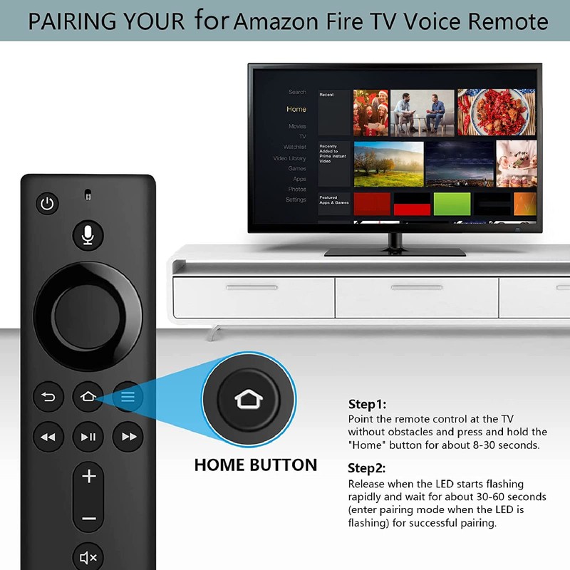 Remote Control for TVStick 4K 2nd Gen 3rd Gen Lite
