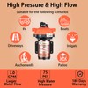 12V RV Fresh Water Pump 7.0GPM 75PSI Self Priming Quiet