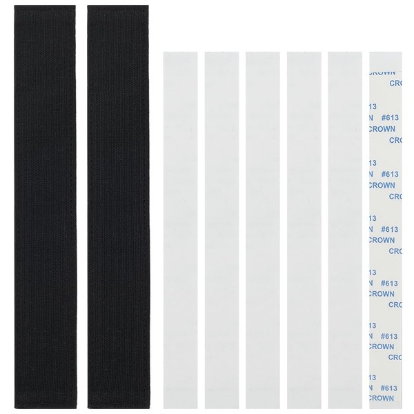 BENECREAT Set of 2 Black Hats Sweatband, Hat Lining Hat