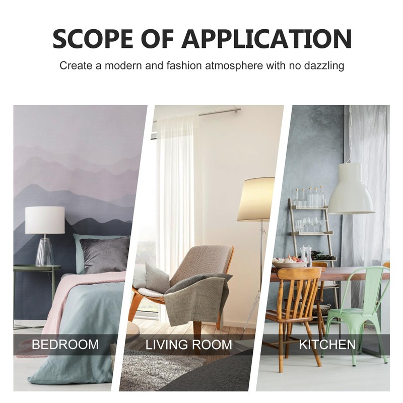 jojofuny Oval Lamp Shade, E27 Silk Cloth Lampshade Replacement Dum