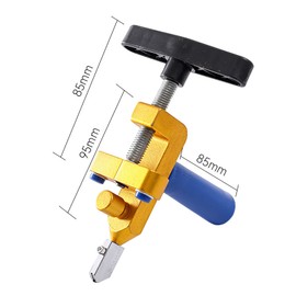 Manual Tile Cutter Hand Tool Opener Multifunctional 2 in 1 Integrated Ceramic Glass Cutting Machine Gold