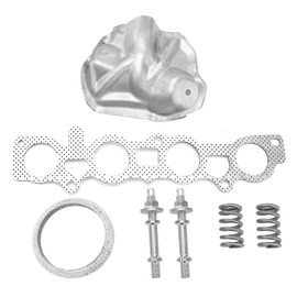 A-Premium Engine Exhaust Manifold Kit W/Gaskets & Studs & Springs [DOHC 4Cyl 1.6L] Compatible with Nissan Versa 2009 2010 2011, Replace# 14002EE00A