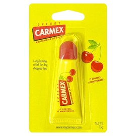 Carmex Cherry Tube Moisturizing Lip Balm, 10g, 1 piece / 카멕스 체리 튜브 보습 립밤, 10g, 1개