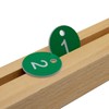 Green Plastic Engraved Number Plates without Key Rings 1-100