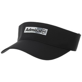 Admiral Golf ADMB4A05 2-Way Ribbon Long Visor, Black