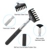 Stainless Steel Back Scratcher Massager Metal Compact Extendable 5 Section