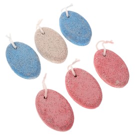 Baluue 6pcs Foot Rasp Pumice Stone Pedicure Tools Set Callus Remover for Smooth Shiny Feet