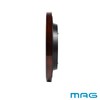 MAG W-772 BR-Z Wall Clock, Analog, Silent, Continuous Second Hand,