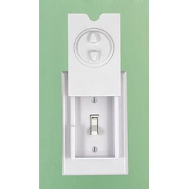 HomeStar Safety Light Switch Guard (Single Toggle Style)