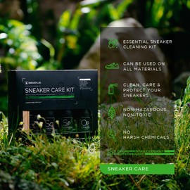 SNEAKER LAB Sneaker Care Kit - Essential Cleaning Kit - Cleaner + Protector + Deodorizer - 1.7 Oz. Bottles