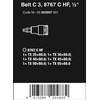 Wera Torx Bit Socket Belt Set, Cyclop, C 3, HF,