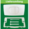 LIV Push Plate for Isosan/Verosan Flush-Mounted Cistern with 2 Quantities