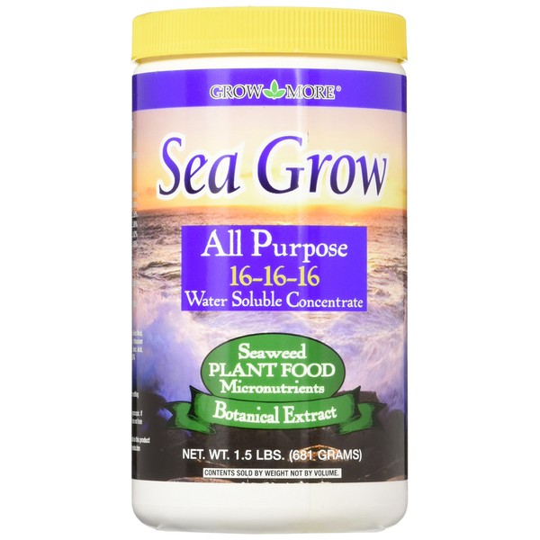 Grow More 6090 Sea Grow 16-16-16, 1.5-Pound