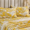 Gogreen 100% Cotton Sheet Set Full Size, Yellow Floral, 4PC