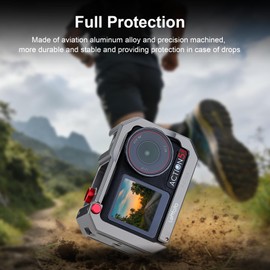 Leftfoto Ultra Light Metal Cage for DJI Osmo Action 5 pro Action 4 3 Full Protective Frame Rig Case for Motoblog Video Shooting