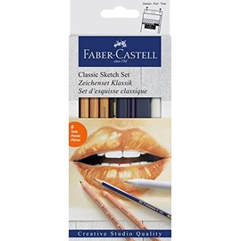 Faber-Castell Drawing 6-Piece Set, Classic