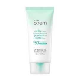 Make Prem UV Defense Me No Sebum Sun Cream 50ml (SPF50+) - Basic / 메이크프렘 유브이 디펜스 미 노세범 선크림 50ml(SPF50+) - 기본