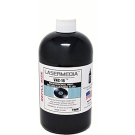 Lasermedia Vinyl Record Cleaning Solution Fluid Professional Residue Free Formulation 16 Oz Refill for VNC-8 Spray Bottle Made in USA
