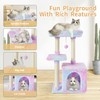 FISH&NAP Cute Cat Tree Kitten Cat Tower for Indoor Cat
