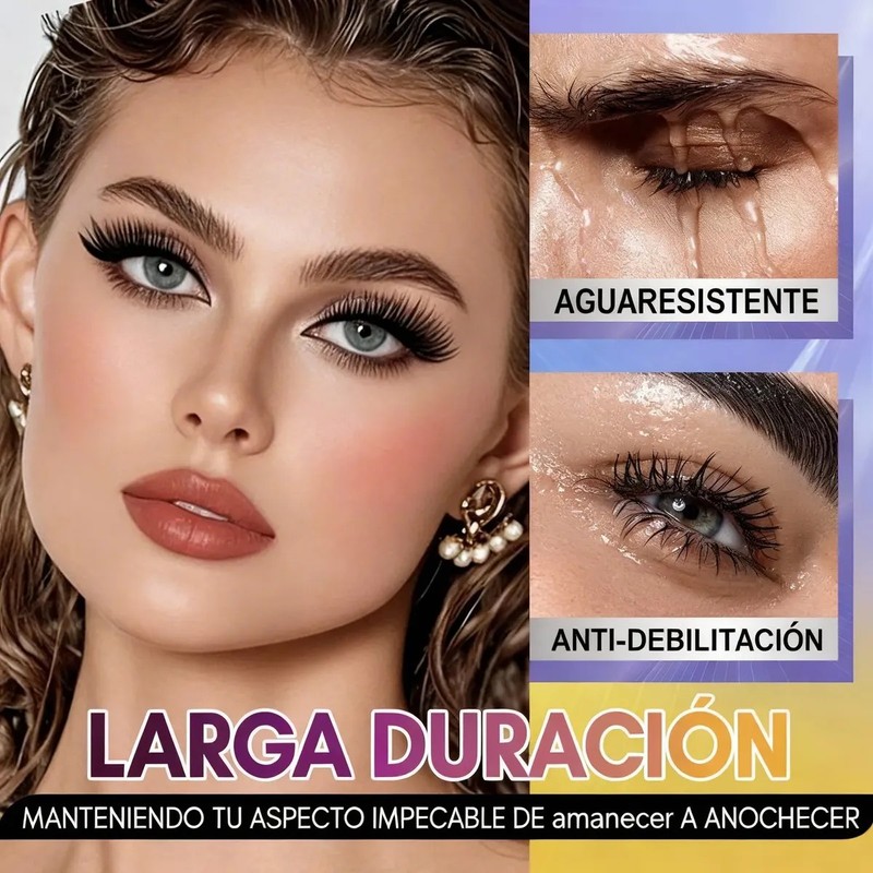 Máscara De Pestañas Volumen Y Alargador 60g Negro Rizador