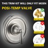 Pressure Balancing Tub and Shower Trim Kit, Compatible with Moen