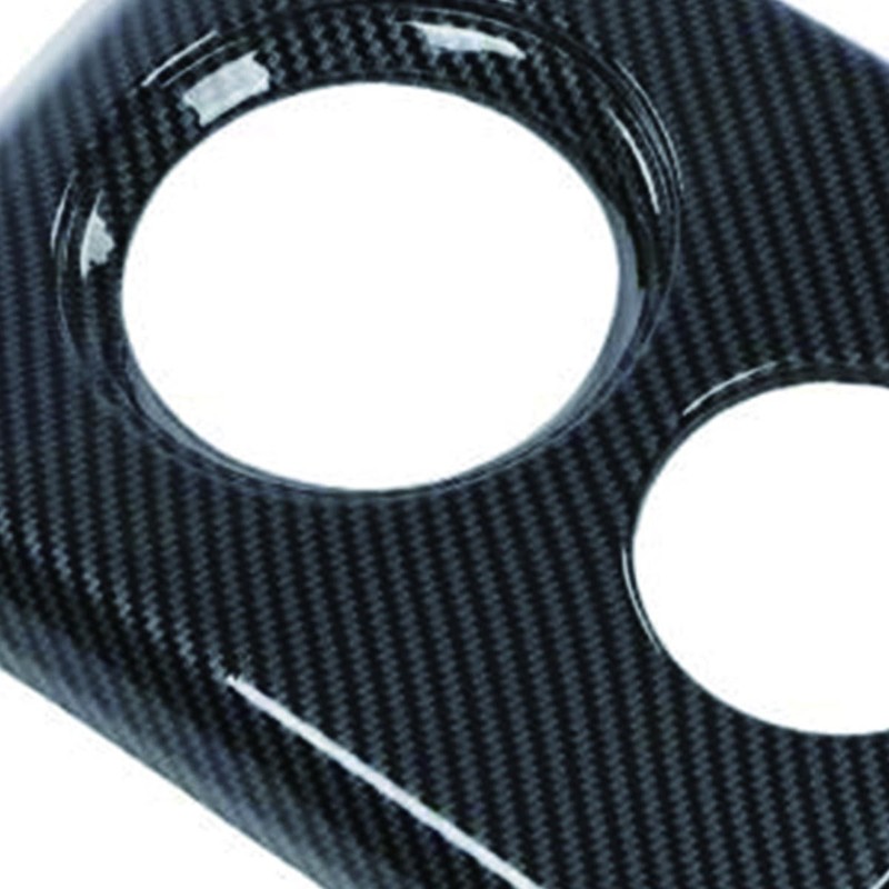 Generic Carbon Fiber Center Console Dashboard Panel Frame Trim Bezels
