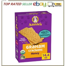 Annie's Organic Honey Graham Crackers, Easter Treats, With Whole Grain, 14.4 oz.