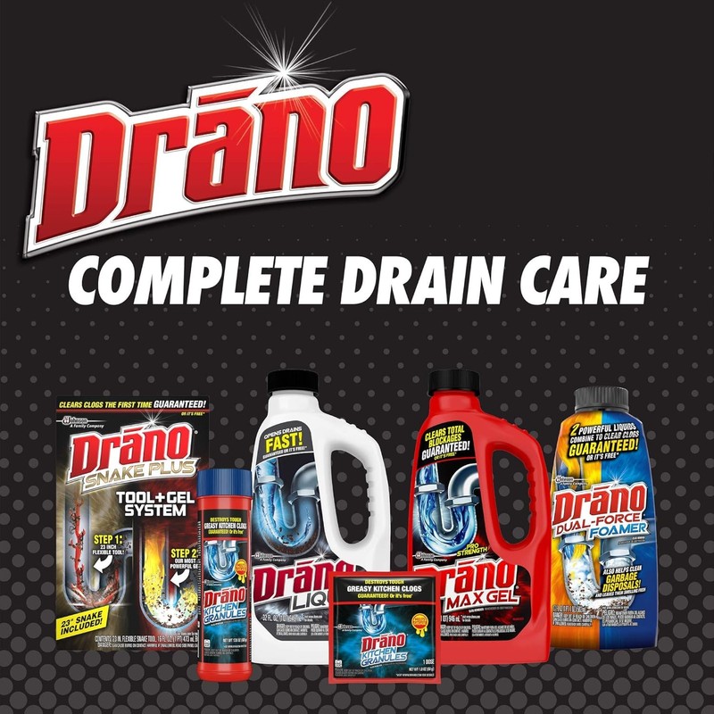 Drano Liquid Drain Clog Remover and Cleaner for Shower or