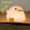 IFTHFOUR DoDo Duck Night Light, LED Cute Silicone Dimmable Nursery