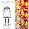 RuLEDne G9 Halogen Bulbs 60W 2800K Warm White 750lm Clear